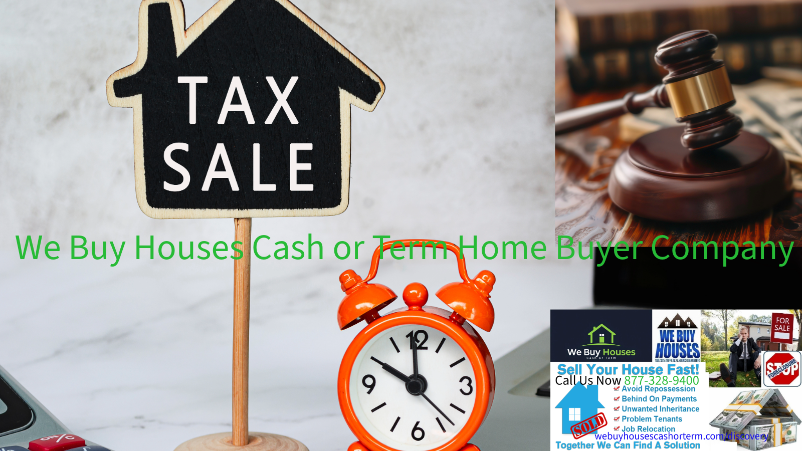 Selling a House with County Tax Lien Property Auction We Buy Houses Cash or Term Home Buyer Company near me